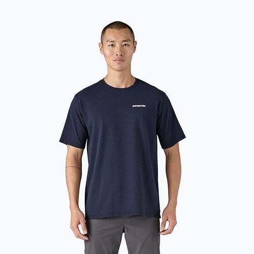 Koszulka męska Patagonia P-6 Logo Responsibili-Tee new navy
