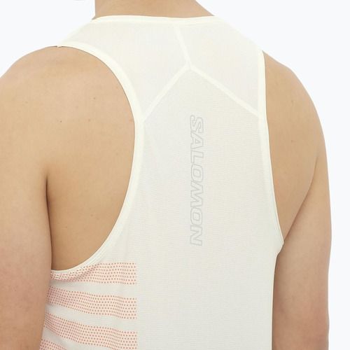 Koszulka do biegania męska Salomon Sense Aero Singlet GFX icicle