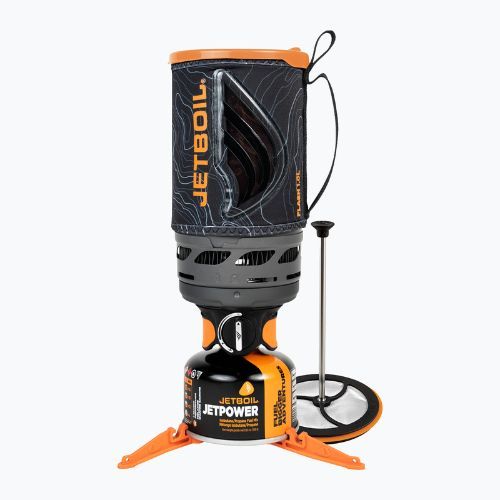 Kuchenka turystyczna Jetboil New Flash Java Personal Cooking Sysytem + Coffee Press Silicone topo