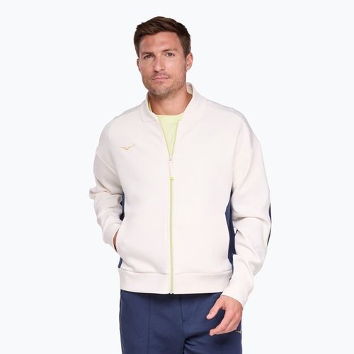 Kurtka do biegania męska HOKA Kaitoro Knit alabaster/versity navy