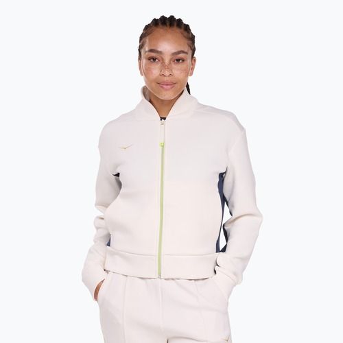 Kurtka do biegania damska HOKA Kaitoro Knit alabaster/varsity navy