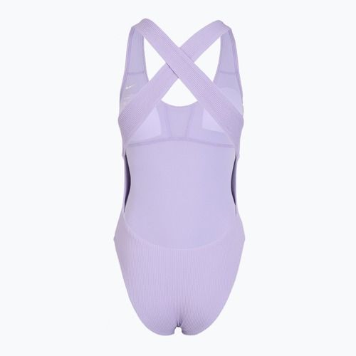 Strój pływacki jednoczęściowy damski Nike Elevated Essential Crossback hydrangeas