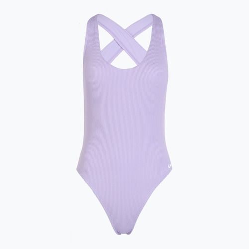 Strój pływacki jednoczęściowy damski Nike Elevated Essential Crossback hydrangeas