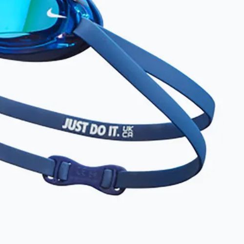 Okulary do pływania Nike Legacy Comfort Mirrored midnight navy