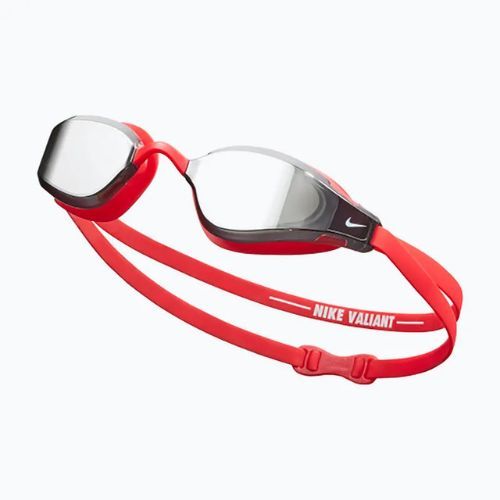 Okulary do pływania Nike Valiant Mirrored university red