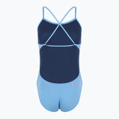 Strój pływacki jednoczęściowy damski Nike Hydrastrong Adjustable Crossback university blue