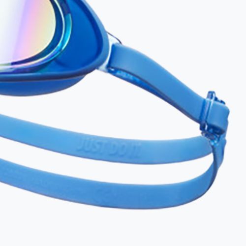 Okulary do pływania Nike Expanse Mirrored university blue