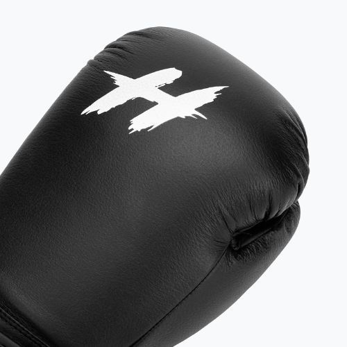 Rękawice bokserskie HOOK FIGHTING Ready to Fight skórzane czarny
