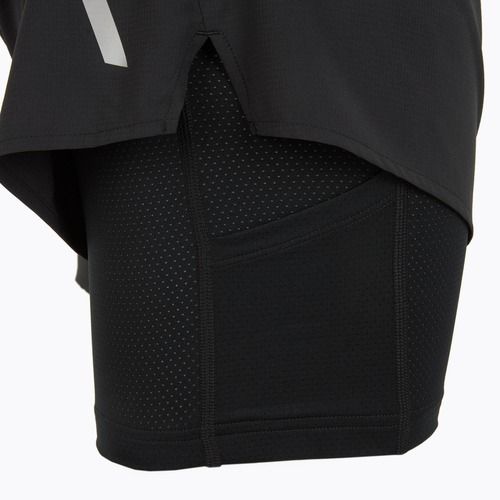 Spodenki do biegania damskie Mizuno Trail ER 2IN1 black