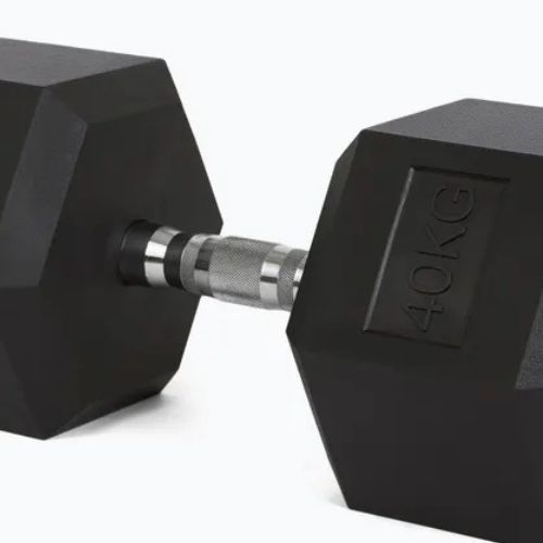 Hantel ogumowany XTREXO Hex 40 kg