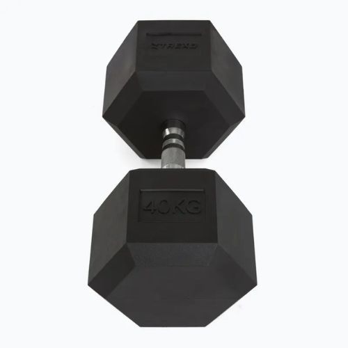 Hantel ogumowany XTREXO Hex 40 kg