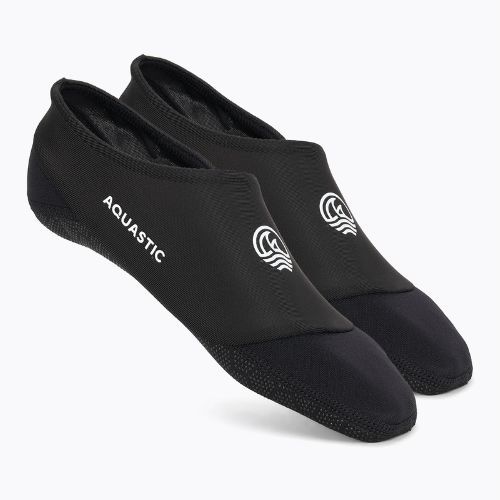 Skarpety basenowe AQUASTIC Seavie Anti-Slip czarny