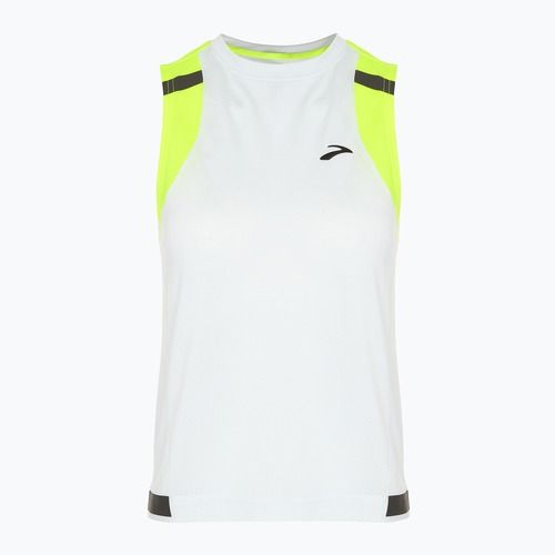 Koszulka do biegania damska Brooks Carbonite Tank icy grey/nightlife jacquard