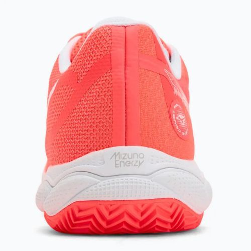 Buty do tenisa damskie Mizuno Wave Enforce Court CC W calypso coral/white/barely pink