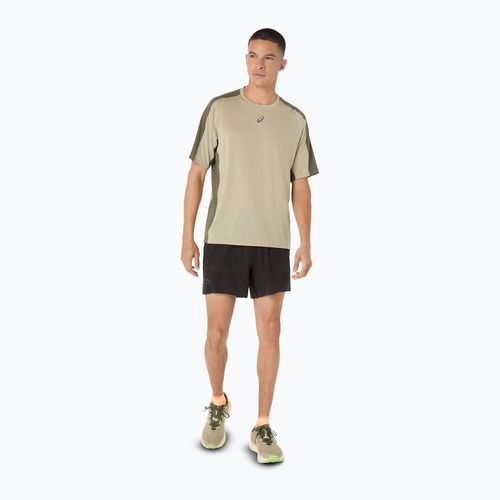 Koszulka do biegania męska ASICS Fujitrail Elite Top khaki/mantle green
