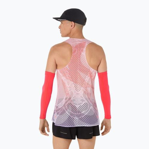 Koszulka do biegania męska ASICS Metaspeed Singlet flash red