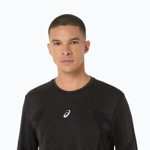 Longsleeve do biegania męski ASICS Road Seamless performance black