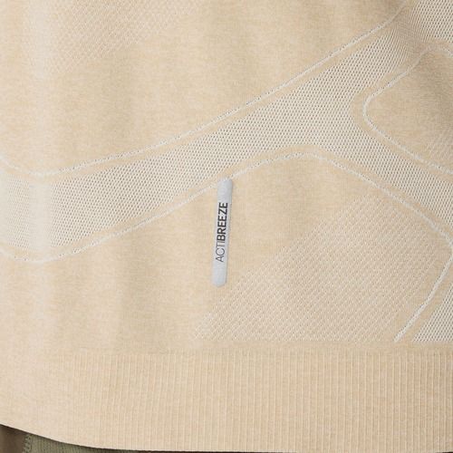 Koszulka do biegania męska ASICS Road Seamless cream
