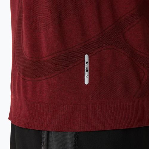 Koszulka do biegania męska ASICS Road Seamless dark red planet