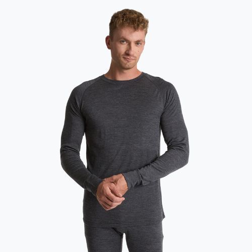 Bluza termoaktywna męska 100% WOOLCANO MERINO TOP0538 szary