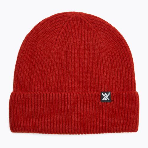Czapka WOOLCANO MERINO 100% HAT0440 bordowy