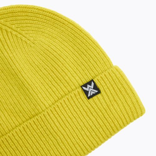 Czapka WOOLCANO MERINO 100% HAT0440 żołty