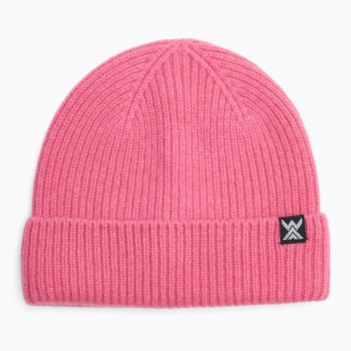 Czapka zimowa dziecięca WOOLCANO Merino 100% HAT0440 różowy