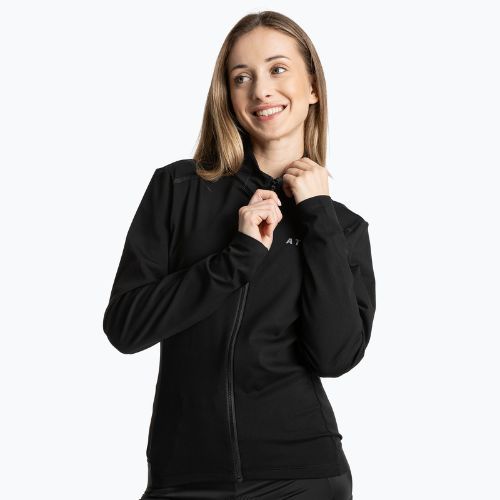 Bluza rowerowa damska ATTABO FLEERO REF ocieplana czarny