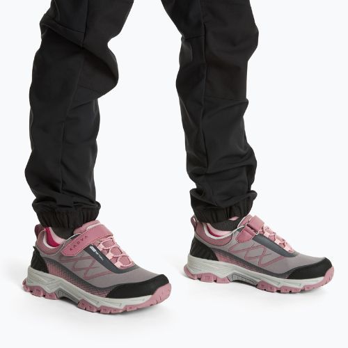 Buty trekkingowe dziecięce KADVA Rocky Trail Low WaterProof Softshell szary