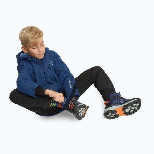 Buty trekkingowe dziecięce KADVA Rocky Trail Mid WaterProof Softshell granatowy