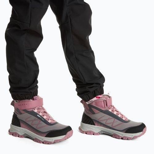 Buty trekkingowe dziecięce KADVA Rocky Trail Mid WaterProof Softshell  szary