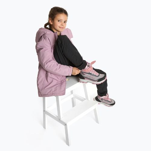 Buty trekkingowe dziecięce KADVA Rocky Trail Mid WaterProof Softshell  szary