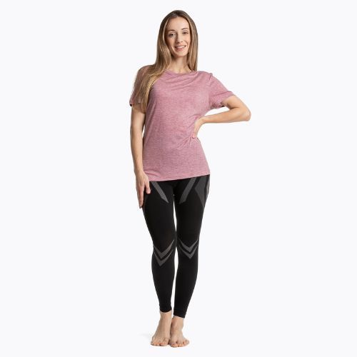 Koszulka termoaktywna damska WOOLCANO Merino TEE0547 fioletowy