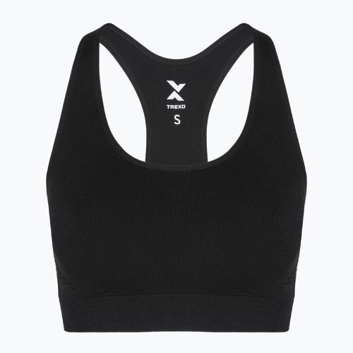 Biustonosz treningowy XTREXO Rexi Up Seamless Bra czarny
