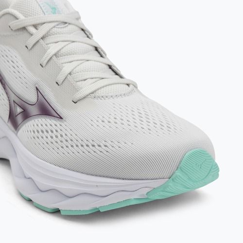 Buty do biegania damskie Mizuno Wave Serene 2 snow white/dark purple/ice green