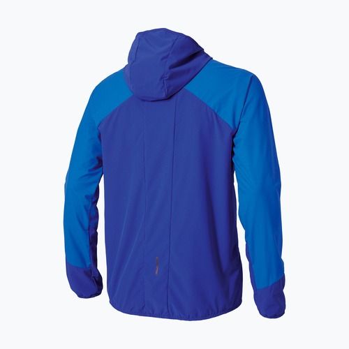 Kurtka do biegania męska Mizuno Active Alpha Hodded sodalite blue