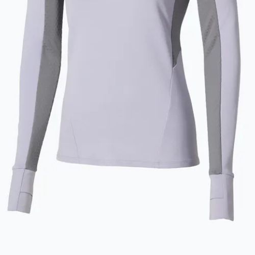 Bluza do biegania damska Mizuno Active Warm Half Zip icelandic blue