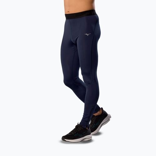 Legginsy do biegania męskie Mizuno Core Impulse Long baritone blue