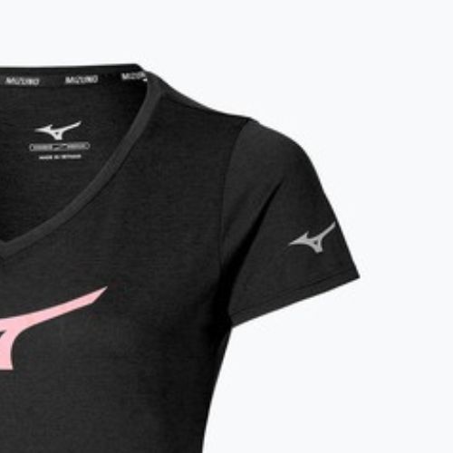 Koszulka do biegania damska Mizuno Core Runbird Tee black/mauve