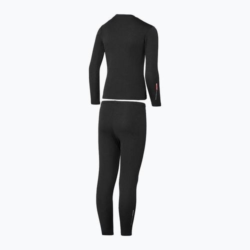 Komplet bielizny termoaktywnej dziecięcej Mizuno Mid Top&Bottom black