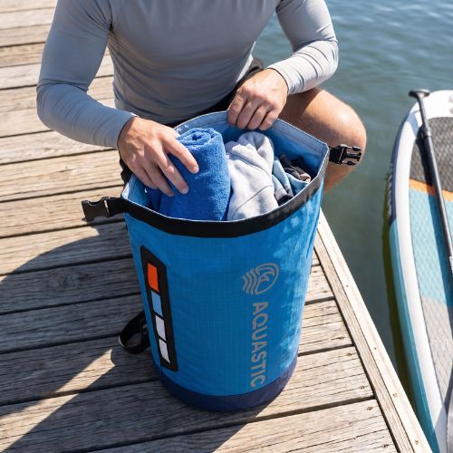 Worek wodoszczelny AQUASTIC Dry Bag 20 l Nylon/TPU niebieski