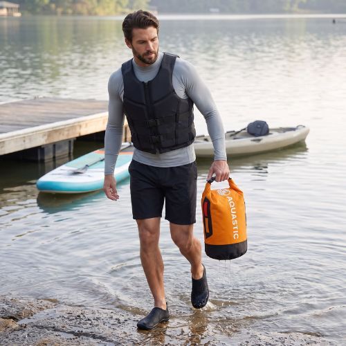 Worek wodoszczelny AQUASTIC Dry Bag 8 l Nylon/TPU pomarańczowy