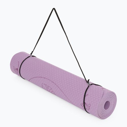Mata do jogi XTREXO EcoGrip 6 mm fioletowy