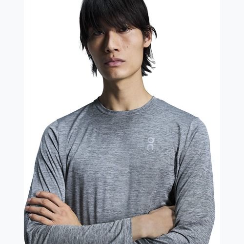 Longsleeve do biegania męski On Core Long-T heather gray