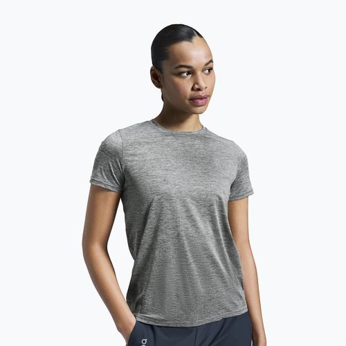 Koszulka do biegania damska On Core-T heather gray