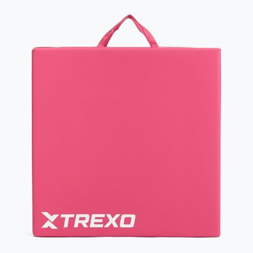 Materac gimnastyczny XTREXO składany 180 x  60 x 5 cm różowy
