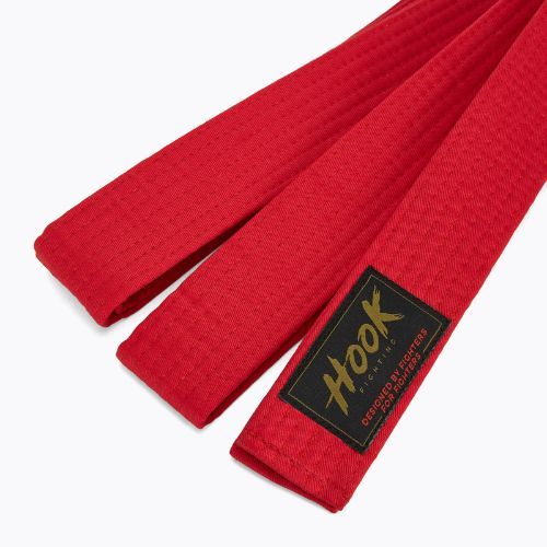Pas do kimona HOOK FIGHTING 280 cm czerwony