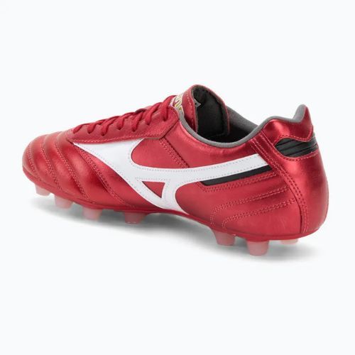 Buty piłkarskie męskie Mizuno Morelia II Pro FG morelia 40th red/white/black