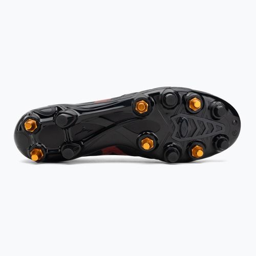 Buty piłkarskie męskie Mizuno Morelia Neo IV Beta Elite Mix SG black/morelia 40th red/black