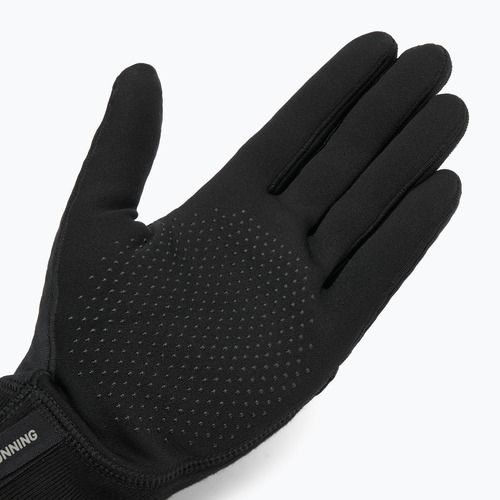 Rękawiczki do biegania męskie Nike Therma-Fit Pacer Sphere Midweight RG black/black/silver